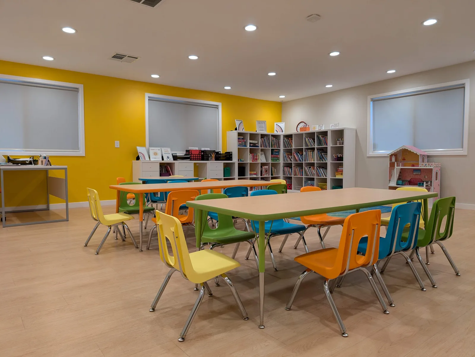 The kindergarten classroom at Starbright's San Jose campus